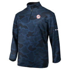 New York Yankees Columbia Wickham Hills Omni-Wick Quarter-Zip Jacket - Camo Jackets