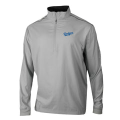 Los Angeles Dodgers Columbia Omni-Wick Bogey's Paradise Quarter-Zip Top - Gray Tops