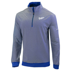 Los Angeles Dodgers Columbia Omni-Wick Even Lie Quarter-Zip Pullover Top - Royal Pullover