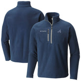 Atlanta Braves Columbia Fast Trek III Half-Zip Fleece Pullover - Navy Pullover