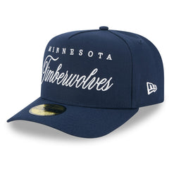 Minnesota Timberwolves 2025 NBA Draft A-Frame 59FIFTY Fitted Hat Navy - New Era