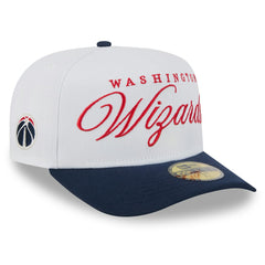 Washington Wizards 2025 NBA Draft A-Frame 59FIFTY Fitted Hat White/Navy - New Era