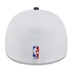 Washington Wizards 2025 NBA Draft A-Frame 59FIFTY Fitted Hat White/Navy - New Era