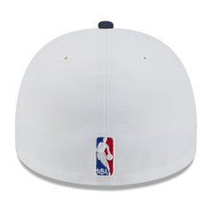 Minnesota Timberwolves 2025 NBA Draft A-Frame 59FIFTY Fitted Hat White/Navy - New Era
