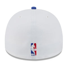 Golden State Warriors 2025 NBA Draft A-Frame 59FIFTY Fitted Hat White/Royal - New Era