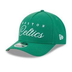 Boston Celtics 2025 NBA Draft M-Crown A-Frame 9FORTY Adjustable Hat Kelly Green - New Era