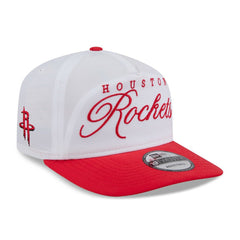 Houston Rockets 2025 NBA Draft On-Stage Nylon 19TWENTY Adjustable Hat White/Red - New Era