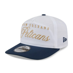 New Orleans Pelicans 2025 NBA Draft On-Stage Nylon 19TWENTY Adjustable Hat White/Navy - New Era