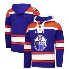 Edmonton Oilers '47 Superior Lacer Hoodie - Royal | US 202325178