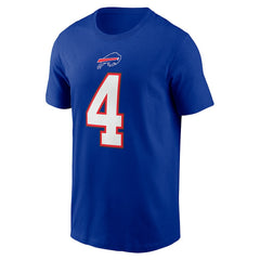 James Cook Buffalo Bills Name & Number T-Shirt - Royal T-shirts