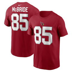 Trey McBride Arizona Cardinals Name & Number T-Shirt - Cardinal T-shirts