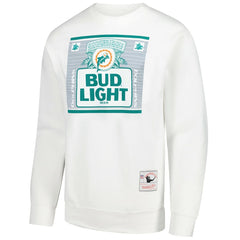 Miami Dolphins x Bud Light The Crest Pullover Sweatshirt - White Pullover