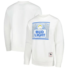 Los Angeles Chargers x Bud Light The Crest Pullover Sweatshirt - White Pullover