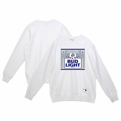 New England Patriots x Bud Light The Crest Pullover Sweatshirt - White Pullover