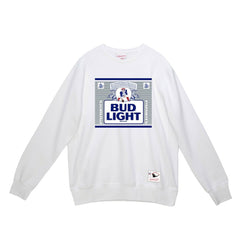 New England Patriots x Bud Light The Crest Pullover Sweatshirt - White Pullover