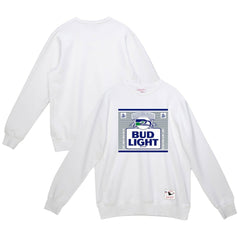 Seattle Seahawks x Bud Light The Crest Pullover Sweatshirt - White Pullover