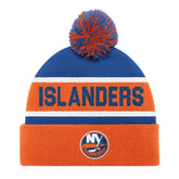 New York Islanders Starter Cuffed Knit Hat with Pom - Orange | US 202327947