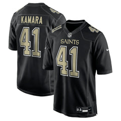 Alvin Kamara New Orleans Saints Fashion Game Jersey - Carbon Black Jerseys