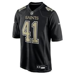 Alvin Kamara New Orleans Saints Fashion Game Jersey - Carbon Black Jerseys