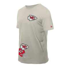 Kansas City Chiefs New Era Multi Patch T-Shirt - Light Beige T-shirts