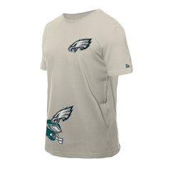 Philadelphia Eagles New Era Multi Patch T-Shirt - Light Beige T-shirts