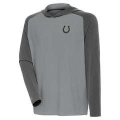 Indianapolis Colts Antigua Tonal Intrepid Pullover Hoodie - Gray - Gray Hoodies