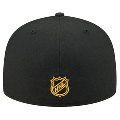 Boston Bruins New Era State Stitch 59FIFTY Fitted Hat - Black | US 202353272