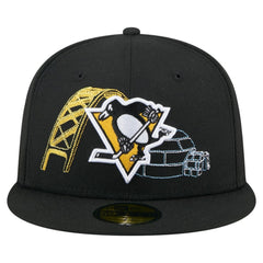 Pittsburgh Penguins New Era State Stitch 59FIFTY Fitted Hat - Black | US 202353278