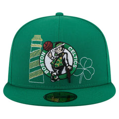 Boston Celtics State Stitch 59FIFTY Fitted Hat Kelly Green - New Era
