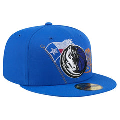 Dallas Mavericks State Stitch 59FIFTY Fitted Hat Blue - New Era