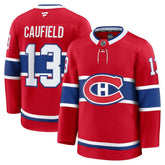 Cole Caufield Montreal Canadiens Fanatics Home Premium Jersey - Red | US 202353428