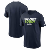 Seattle Seahawks Hometown T-Shirt - College Navy T-shirts