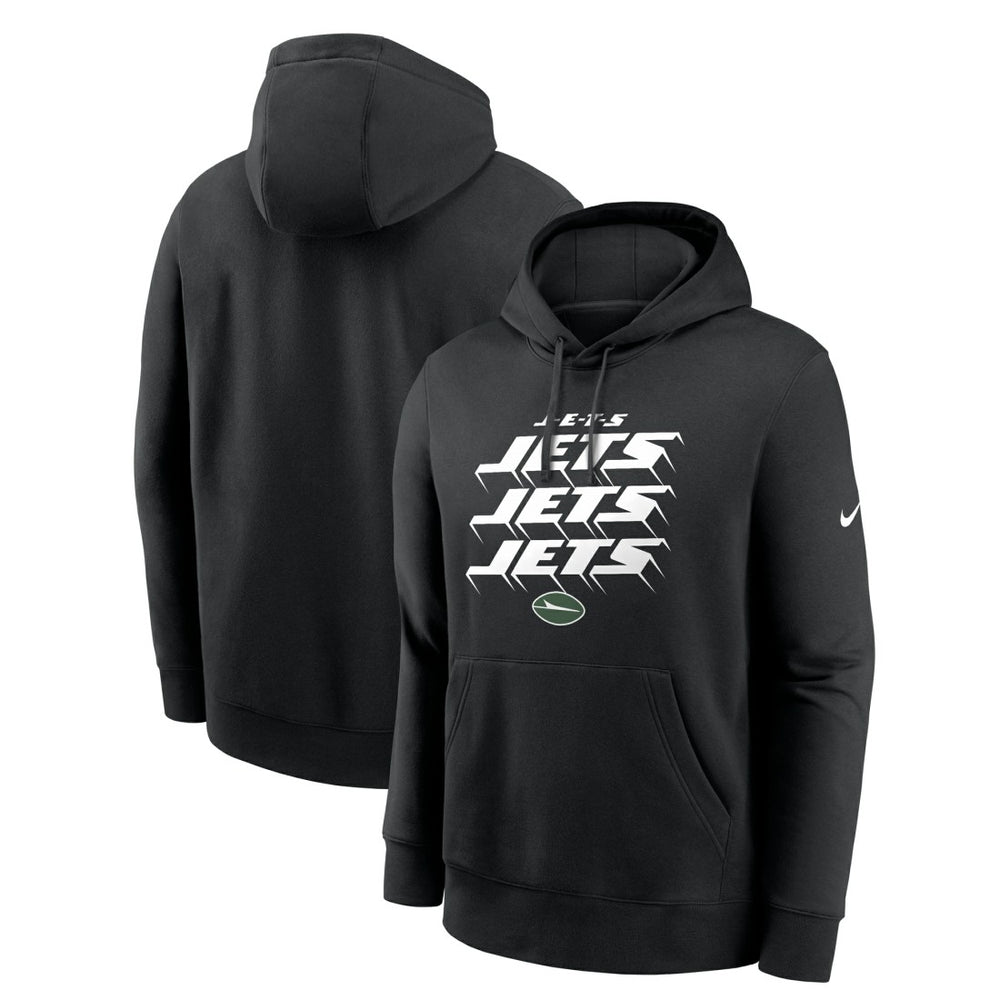 New York Jets Hometown Fleece Pullover Hoodie - Black Hoodies