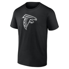 Atlanta Falcons Personalized Name & Number Monochrome T-Shirt - Black T-shirts