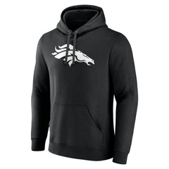 Denver Broncos Personalized Name & Number Pullover Hoodie - Black Hoodies