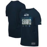 Seattle Seahawks New Era 2025 NFL Training Camp T-Shirt - College Navy T-shirts