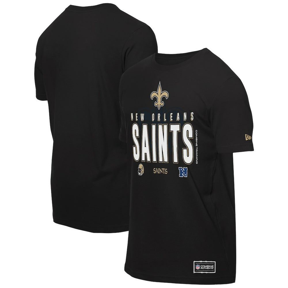 New Orleans Saints New Era 2025 NFL Training Camp T-Shirt - Black T-shirts