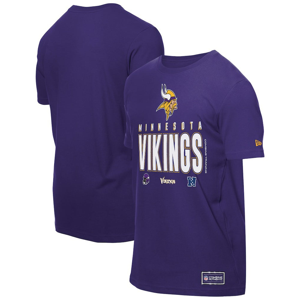 Minnesota Vikings New Era 2025 NFL Training Camp T-Shirt - Purple T-shirts