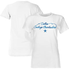 Dallas Cowboys Women's Thunderstruck Foil T-Shirt - White T-shirts