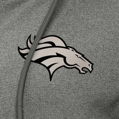 Denver Broncos Antigua Women's Seeker Full-Zip Hoodie Jacket - Heather Black Hoodies