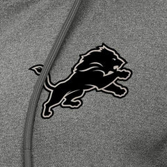 Detroit Lions Antigua Women's Seeker Full-Zip Hoodie Jacket - Heather Black Hoodies