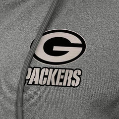 Green Bay Packers Antigua Women's Seeker Full-Zip Hoodie Jacket - Heather Black Hoodies