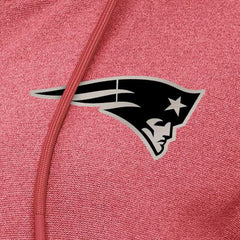 New England Patriots Antigua Women's Seeker Full-Zip Hoodie Jacket - Heather Red Hoodies