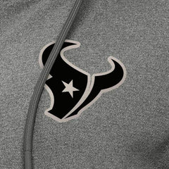 Houston Texans Antigua Women's Seeker Full-Zip Hoodie Jacket - Heather Black Hoodies