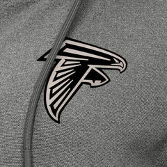 Atlanta Falcons Antigua Women's Seeker Full-Zip Hoodie Jacket - Heather Black Hoodies