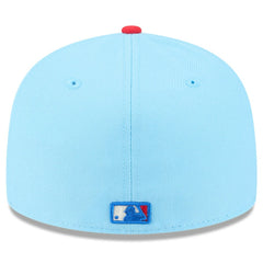 Chicago White Sox New Era 2025 Fourth of July Low Profile 59FIFTY Fitted Hat - Light Blue/Red Hats