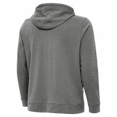Houston Texans Antigua Effortless Full-Zip Hoodie Jacket - Heather Black Hoodies