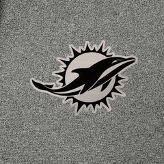 Miami Dolphins Antigua Effortless Full-Zip Hoodie Jacket - Heather Black Hoodies