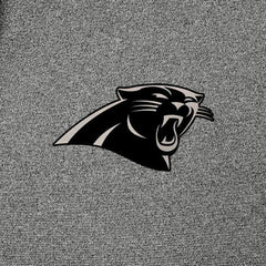 Carolina Panthers Antigua Effortless Full-Zip Hoodie Jacket - Heather Black Hoodies