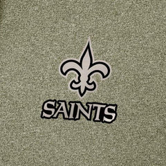 New Orleans Saints Antigua Effortless Full-Zip Hoodie Jacket - Olive Hoodies